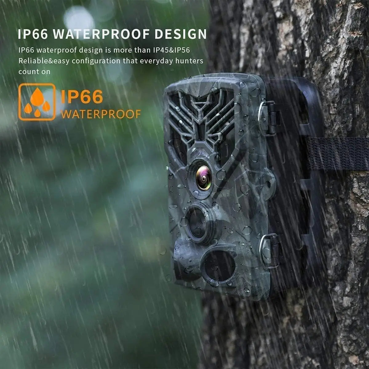 SUNTEKCAM WIFI810PRO 4K Trail Camera with Wi-Fi Live View, 36MP, Night Vision – IP66 Waterproof