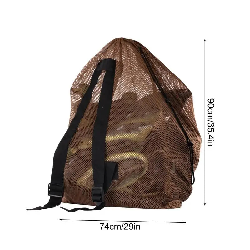 Lightweight Mesh Duck Decoy Bag – Adjustable Strap Hunting Backpack With Adjustable Straps