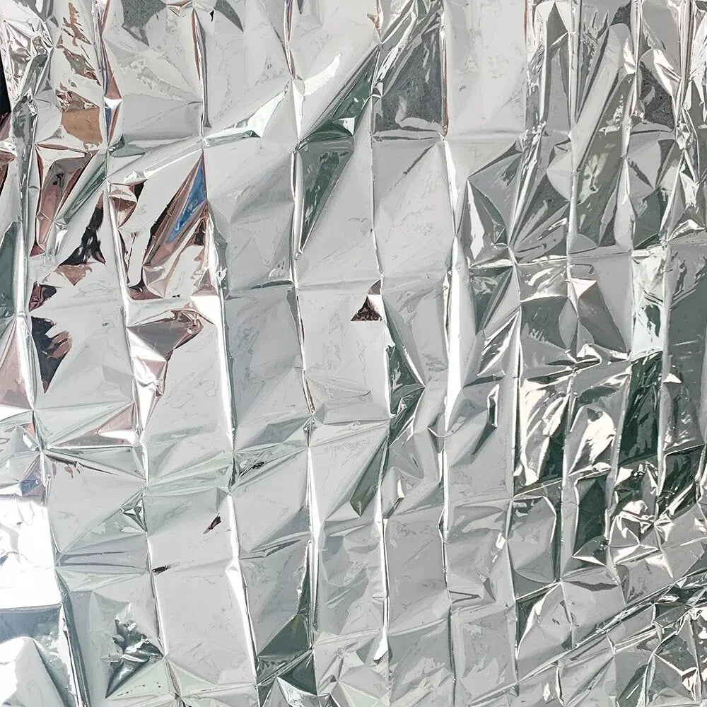 RHINO RESCUE Emergency Mylar Thermal Blanket 1.6 x 2.1m – 10-Pack for Outdoor Survival