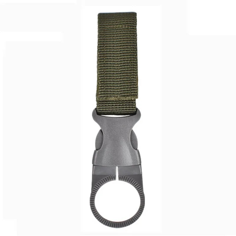 LISM Portable Outdoor Kettle Buckle – Nylon Webbing Water Bottle Holder for Camping & Hiking