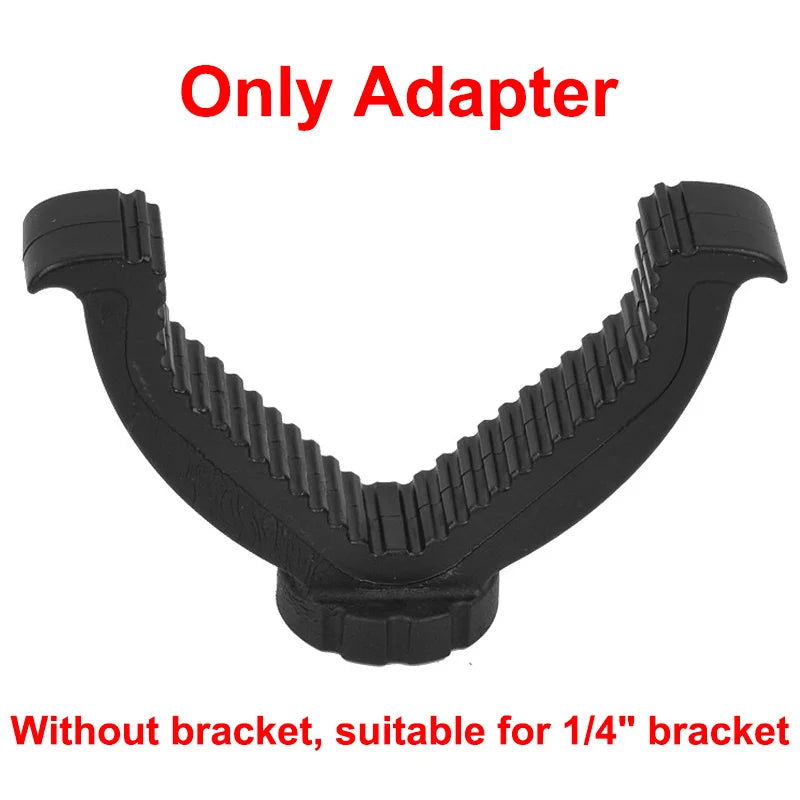 Aluminum Alloy Adjustable Hunting Stand – Portable Shooting Stick with Anti-Lost Wristband