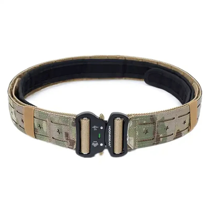 2 Inch Tactical Belt with Quick Release Metal Buckle and Molle System