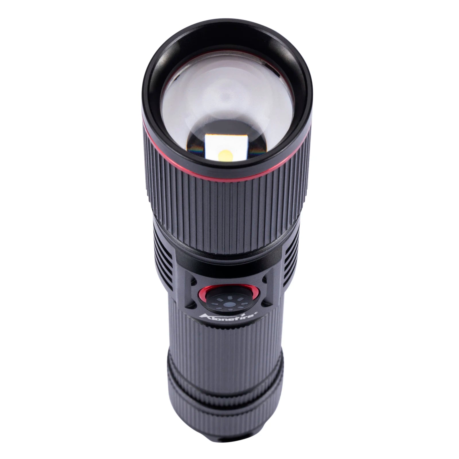 ALONEFIRE 20W Zoom LED Flashlight – USB Rechargeable High-Power Torch