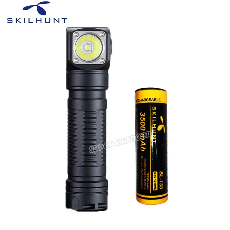 SKILHUNT H04 Series LED Headlamp – 1200 Lumen Magnetic Rechargeable Torch for Outdoor Use
