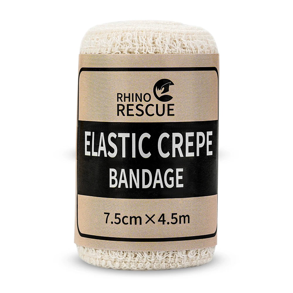 RHINO RESCUE Elastic Crepe Bandage First Aid Kit 6/12pcs Wound Dressing for Emergency Use