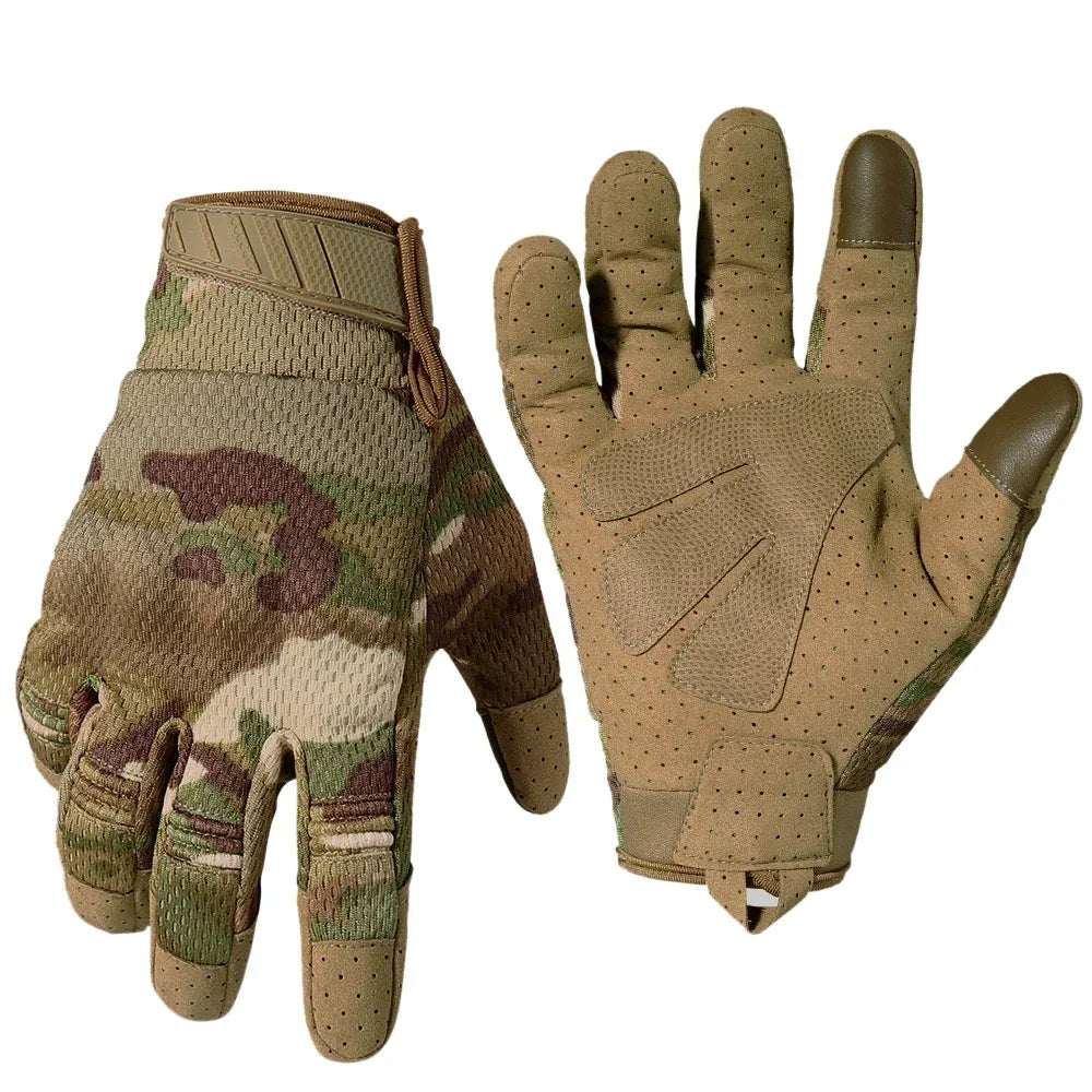 GUMAO Camo Touch Screen Tactical Gloves – Anti-Slip Hunting and Shooting Gear